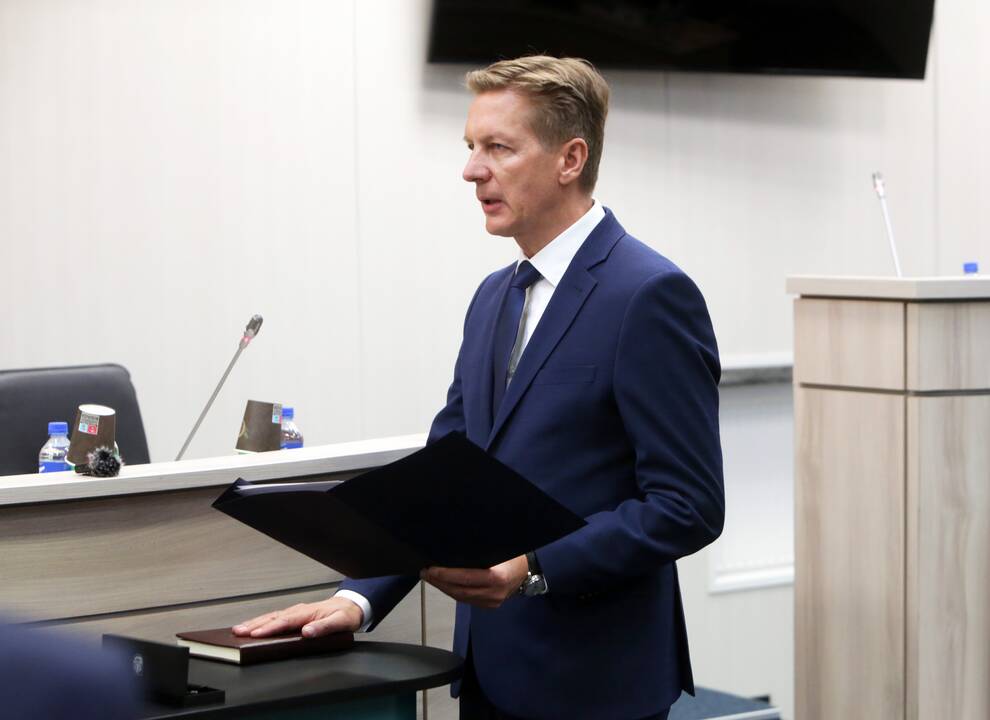 Pirmasis naujai išrinktos Klaipėdos tarybos posėdis