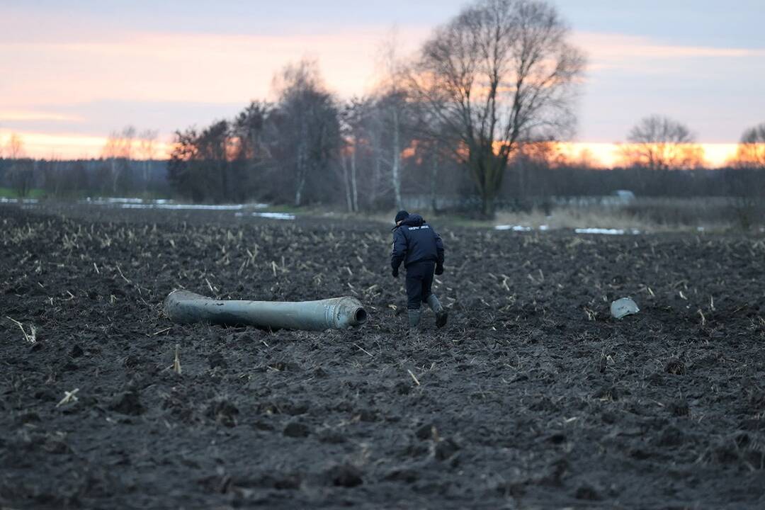 Ukraina: virš Baltarusijos numušta raketa gali būti Rusijos gudrybė