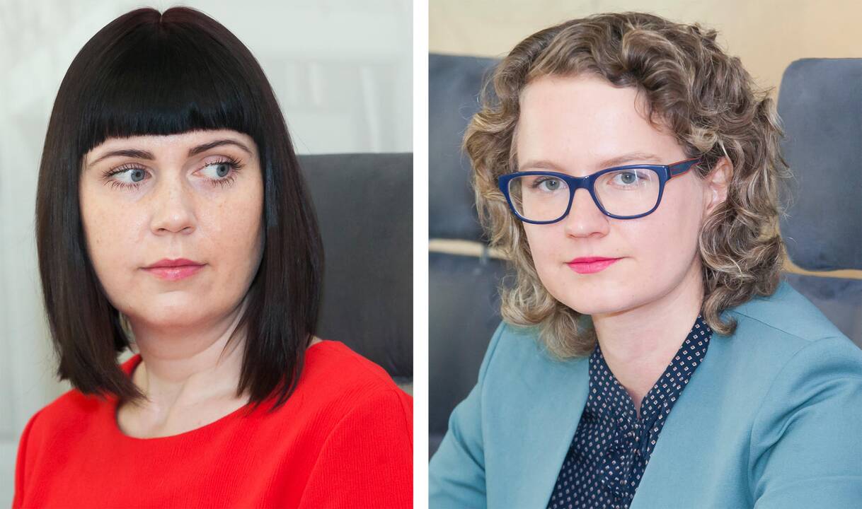 Dovilė Šakalienė (kairėje) ir Aušrinė Armonaitė