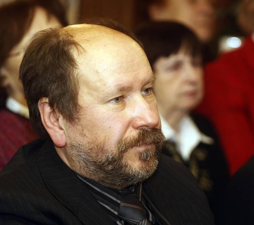 Rašytojas Henrikas Gudavičius ir fotomenininkas Algimantas Černiauskas.