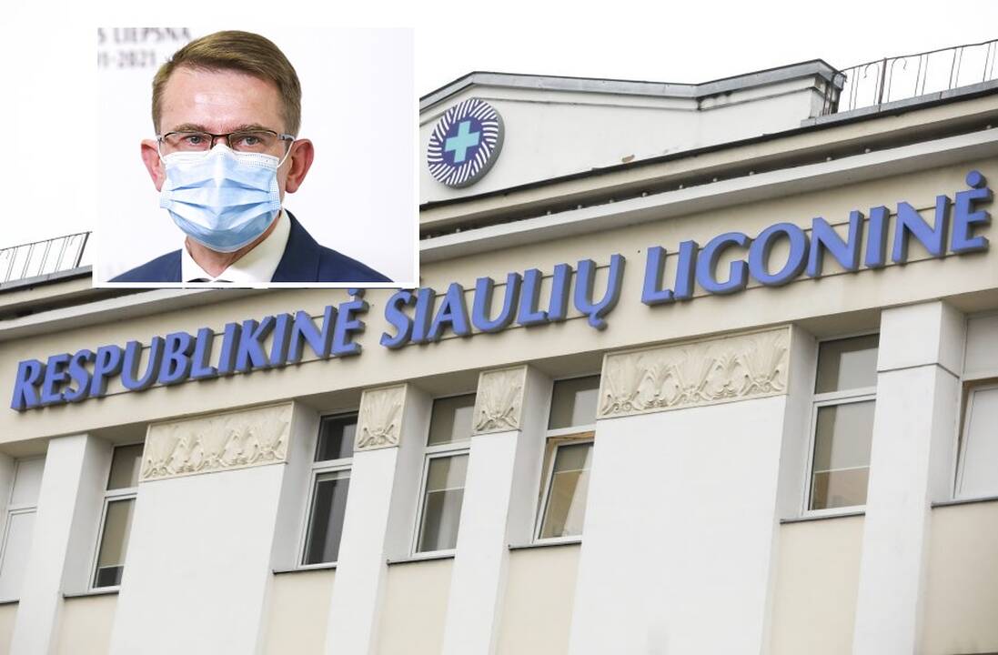 A. Dulkys su Šiaulių ligoninės vadove, darbuotojais aptars situaciją įstaigoje