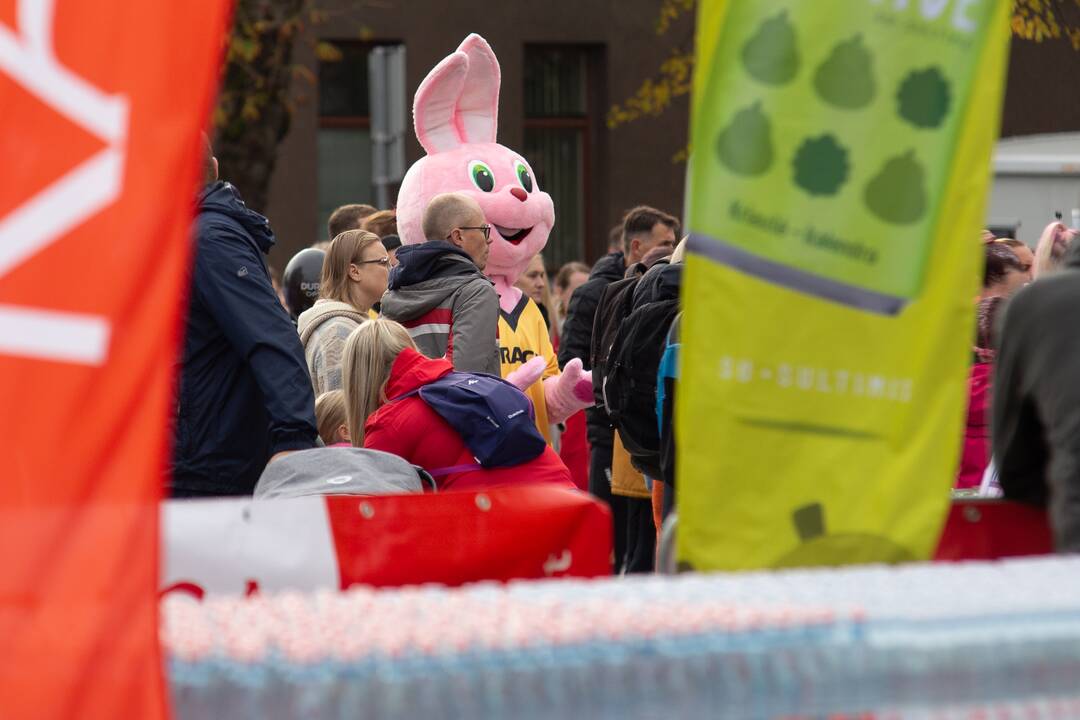 Laisvės alėją užtvindė bėgikai