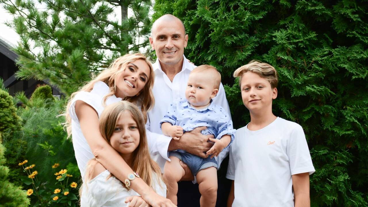 Violeta Repčenkaitė su šeima