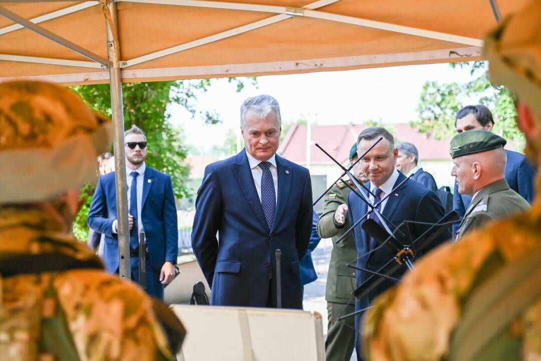 A. Duda tikisi, kad Lenkija suteiks paramą Lietuvai dorojantis su migrantų krize