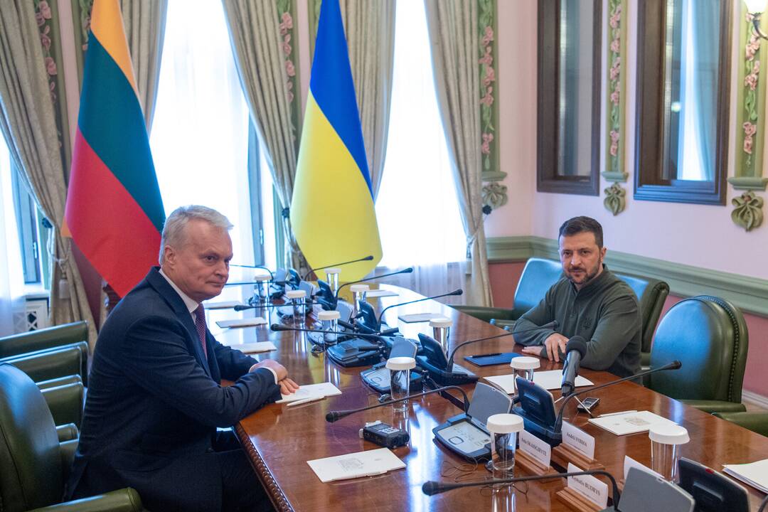 Gitanas Nausėda ir Volodymyras Zelenskis
