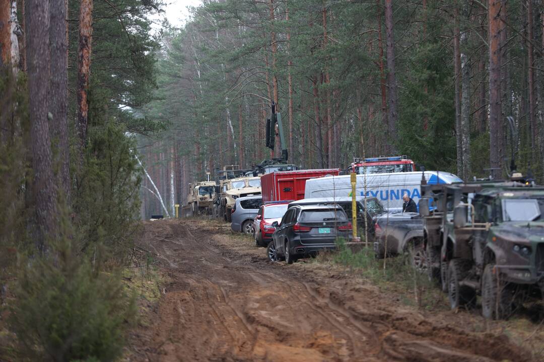 Pabradėje dingusių keturių JAV karių gelbėjimo operacija