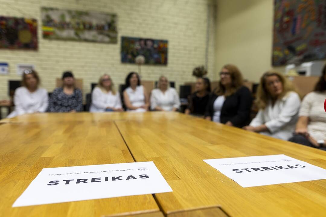 Mokytojų profesinė sąjunga paskelbė, kada pradės tikrąjį streiką