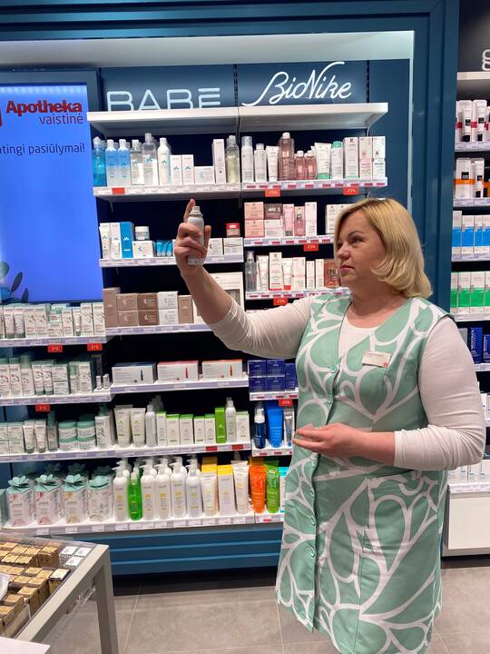 „Apotheka“ vaistinės konsultantė Teresa Urinovič