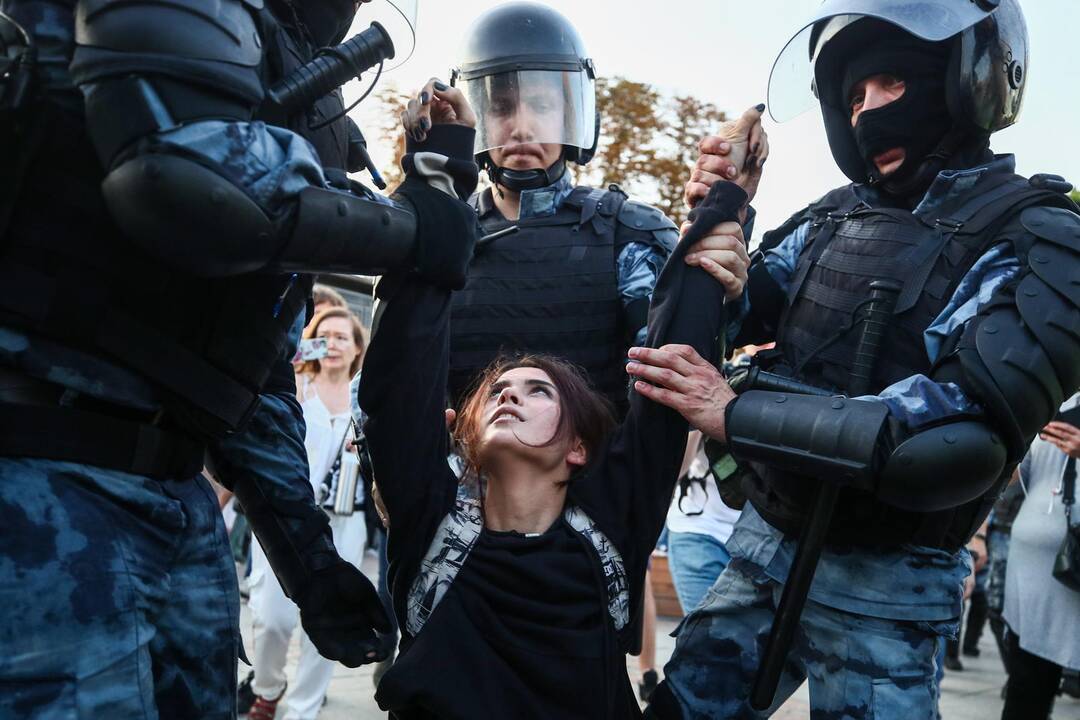 Protestuotojai Maskvoje