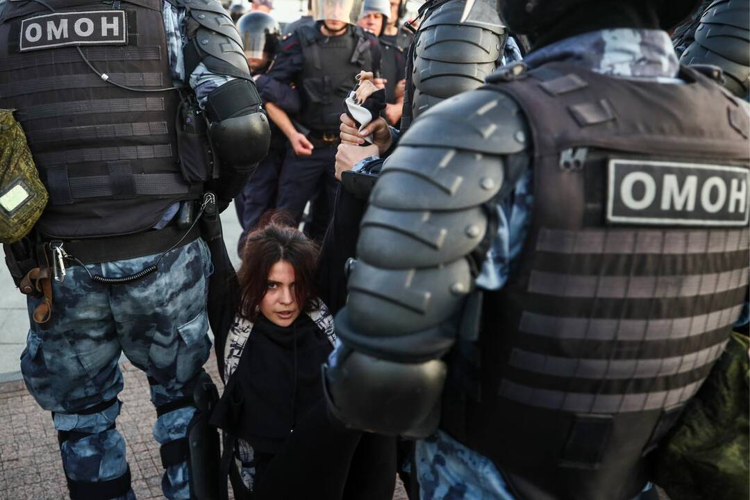 Protestuotojai Maskvoje