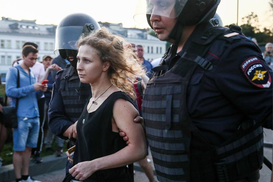 Protestuotojai Maskvoje
