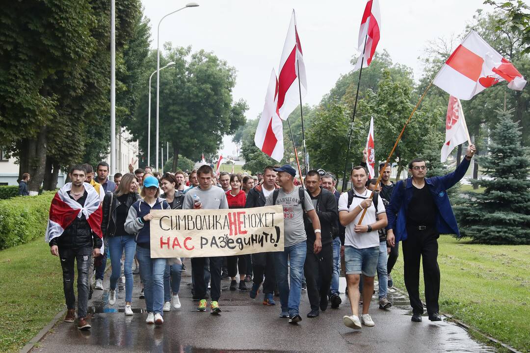 Minske – „Naujosios Baltarusijos eitynės“ 