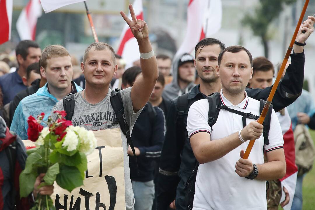 Minske – „Naujosios Baltarusijos eitynės“ 