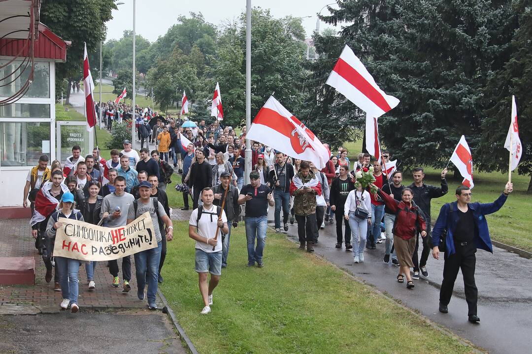 Minske – „Naujosios Baltarusijos eitynės“ 