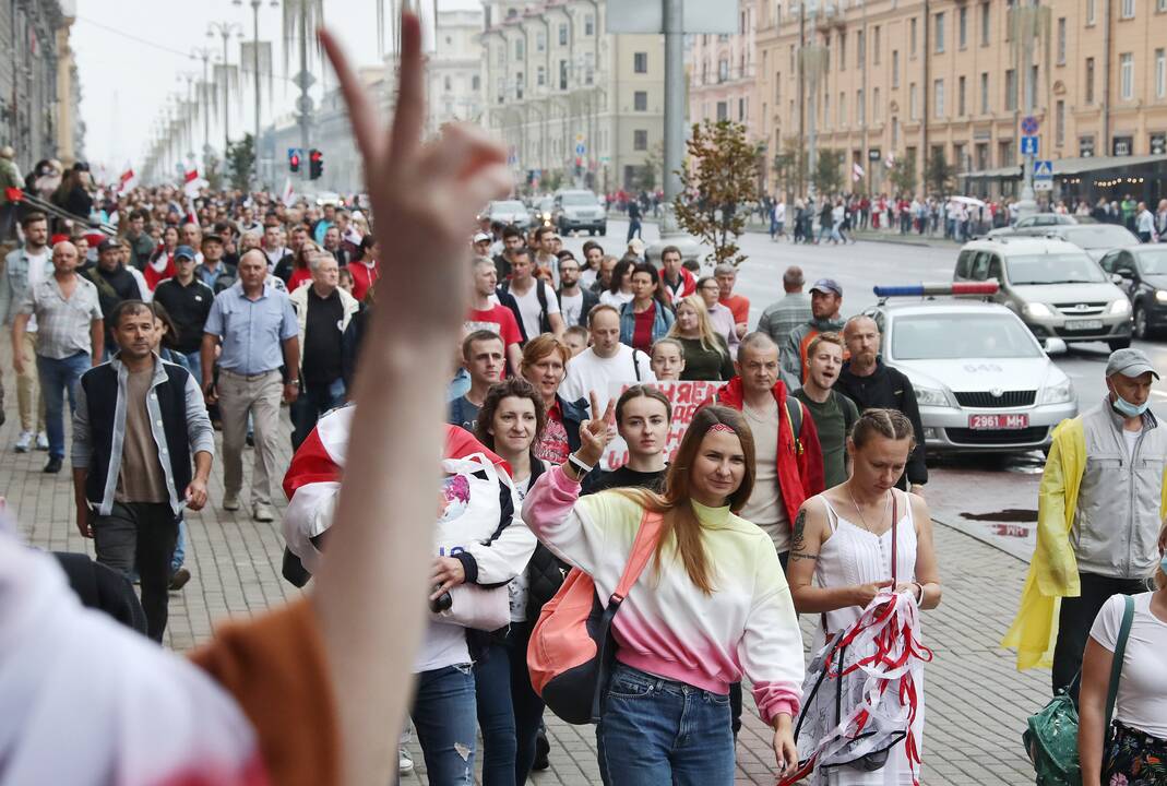 Minske – „Naujosios Baltarusijos eitynės“ 