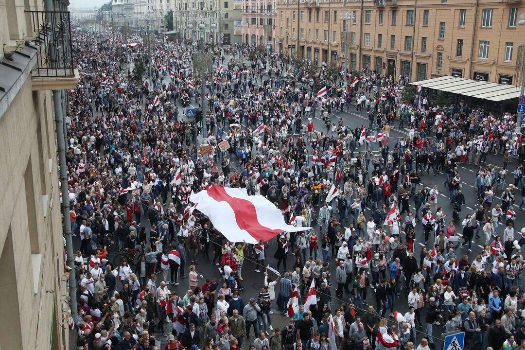 Minske – „Naujosios Baltarusijos eitynės“ 