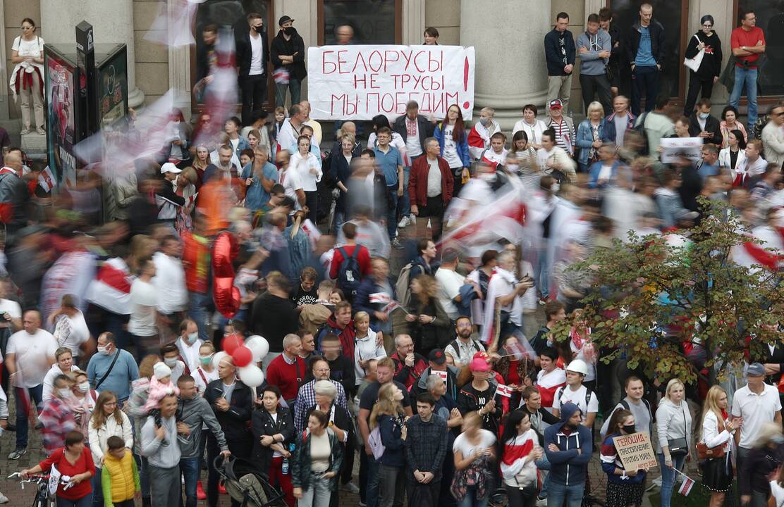 Minske – „Naujosios Baltarusijos eitynės“ 