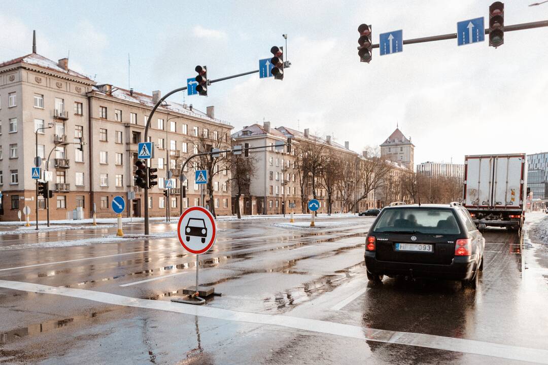 Rengiantis KEKS atidarymui miesto centre apribotas eismas