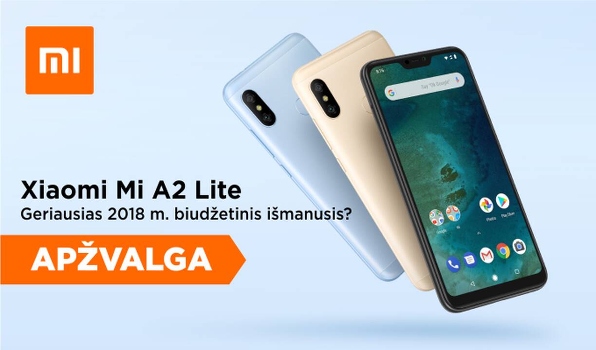 „Xiaomi Mi A2 Lite“ – geriausias biudžetinis išmanusis telefonas? (apžvalga)