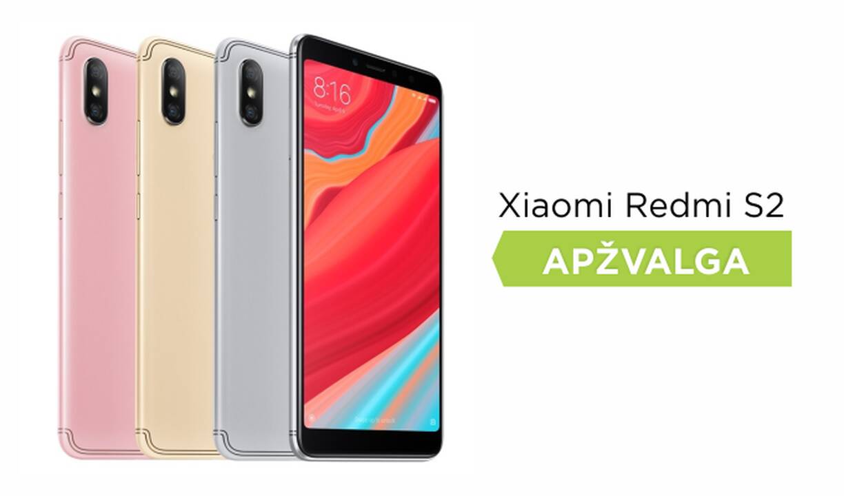 Ko tikėtis iš išmaniojo telefono „Xiaomi Redmi S2“? (apžvalga)