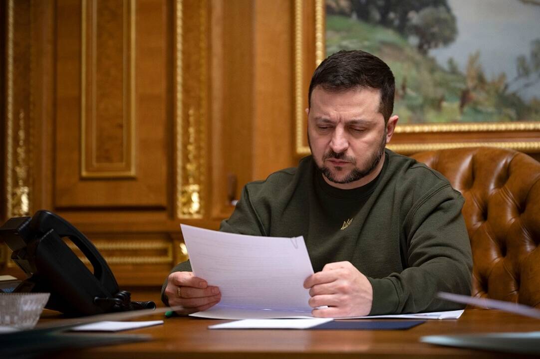 V. Zelenskis: Ukraina apribos su Maskva susijusias religines grupes
