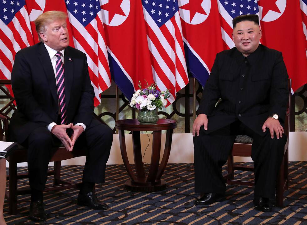 D. Trumpo ir Kim Jong Uno susitikimas Hanojuje