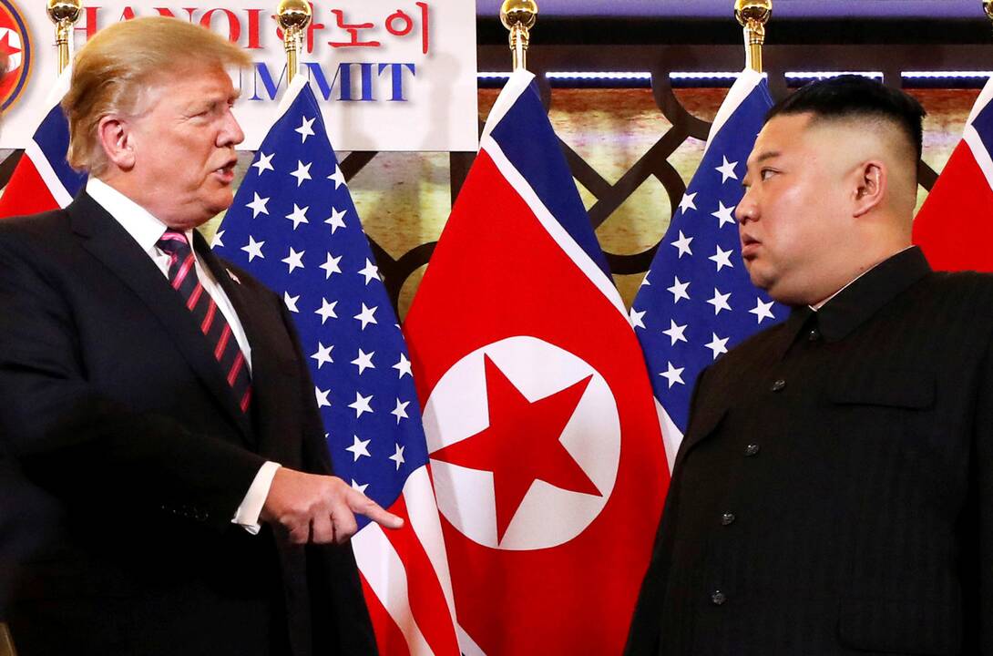 Donaldas Trumpas ir Kim Jong Unas