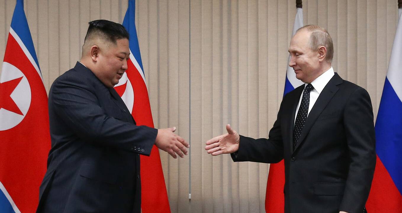 V. Putino ir Kim Jong Uno susitikimas Vladivostoke