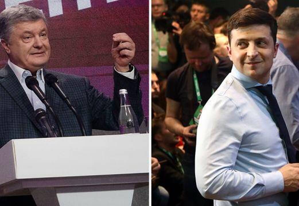 Petro Porošenka ir Volodymyras Zelenskis
