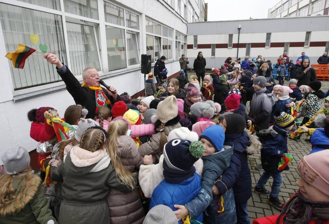 Nepriklausomybės vaikai šventė laisvę
