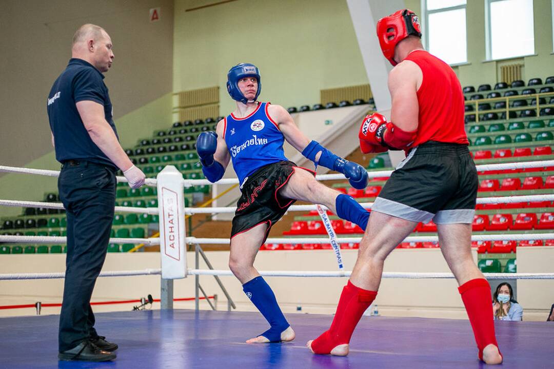 Lietuvos muaythai čempionate – tituluoto kovotojo triumfas