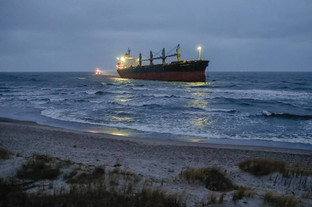 Incidentas: paskutinis į Lietuvos pakrantę išmestas laivas buvo „Ocean Crown“ 2017 m. pabaigoje.