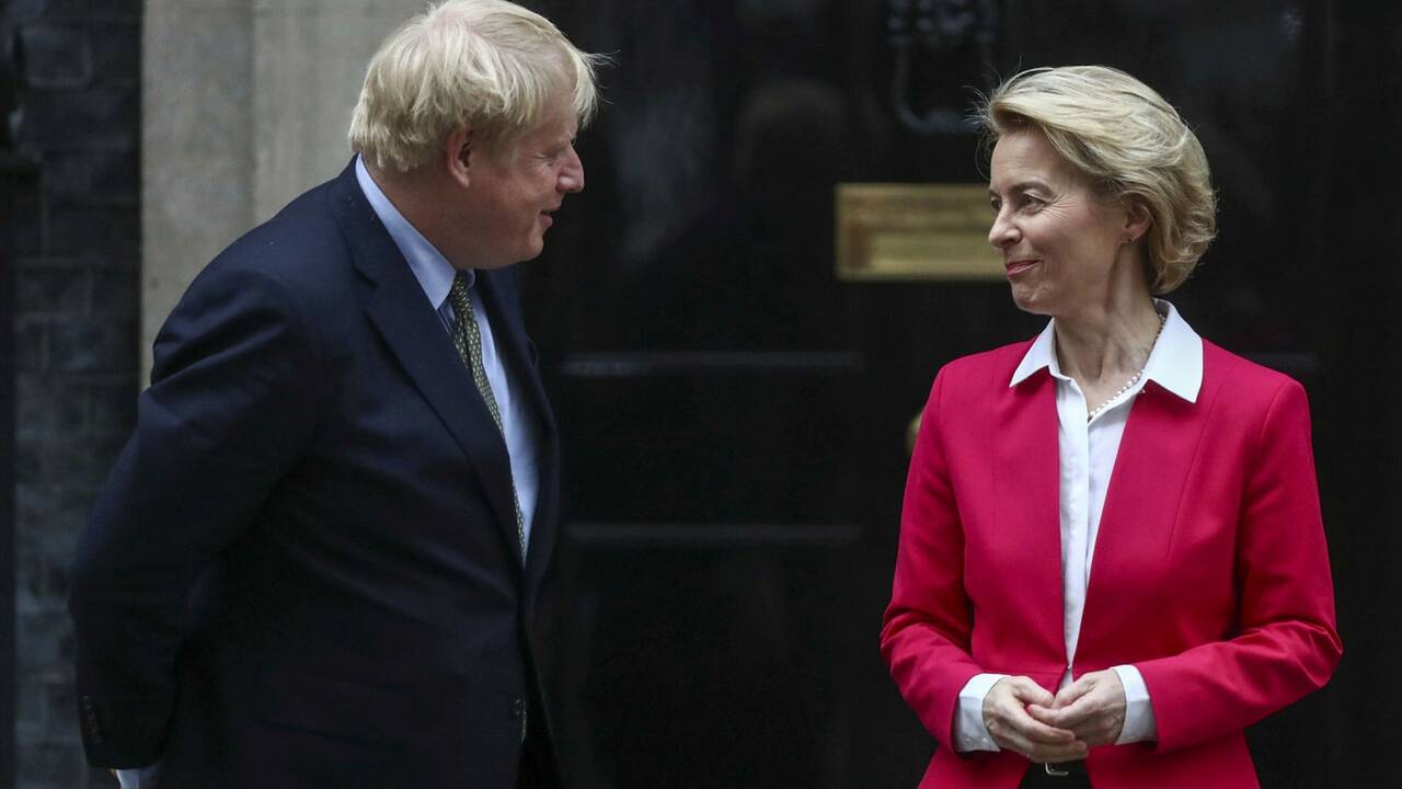 Borisas Johnsonas ir Ursula von der Leyen