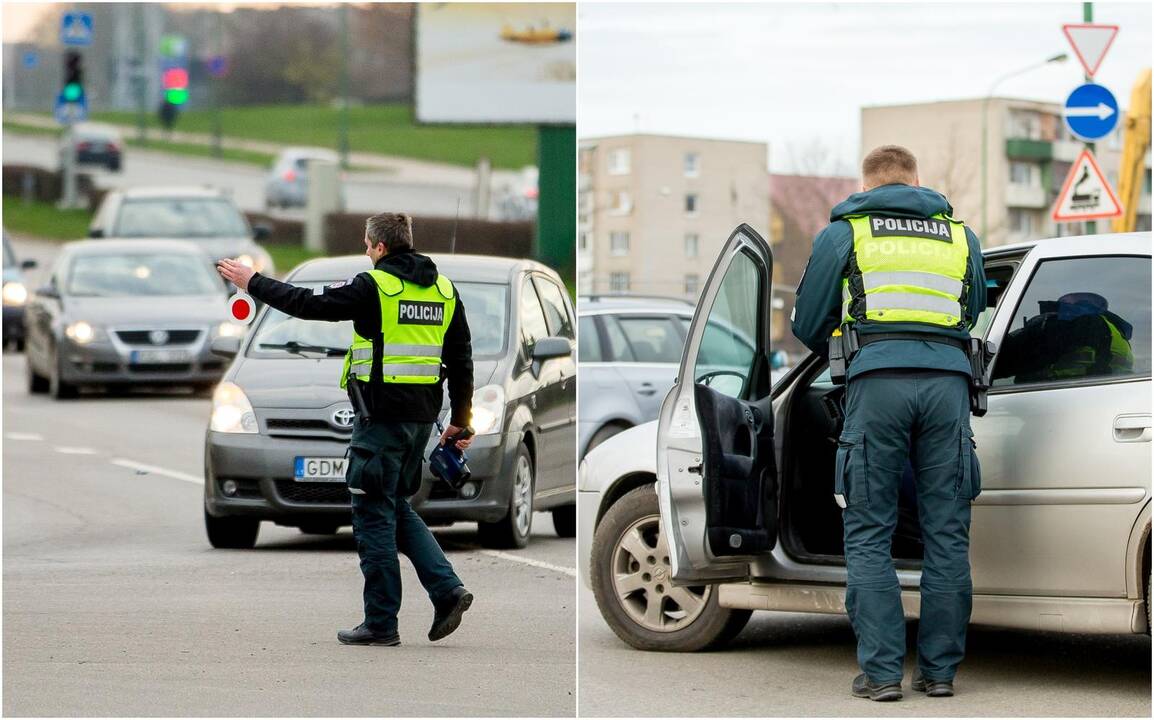 Skaičiai: policijos pareigūnai sekmadienį už greičio viršijimą nubaudė daugiau nei dvi dešimtis vairuotojų.