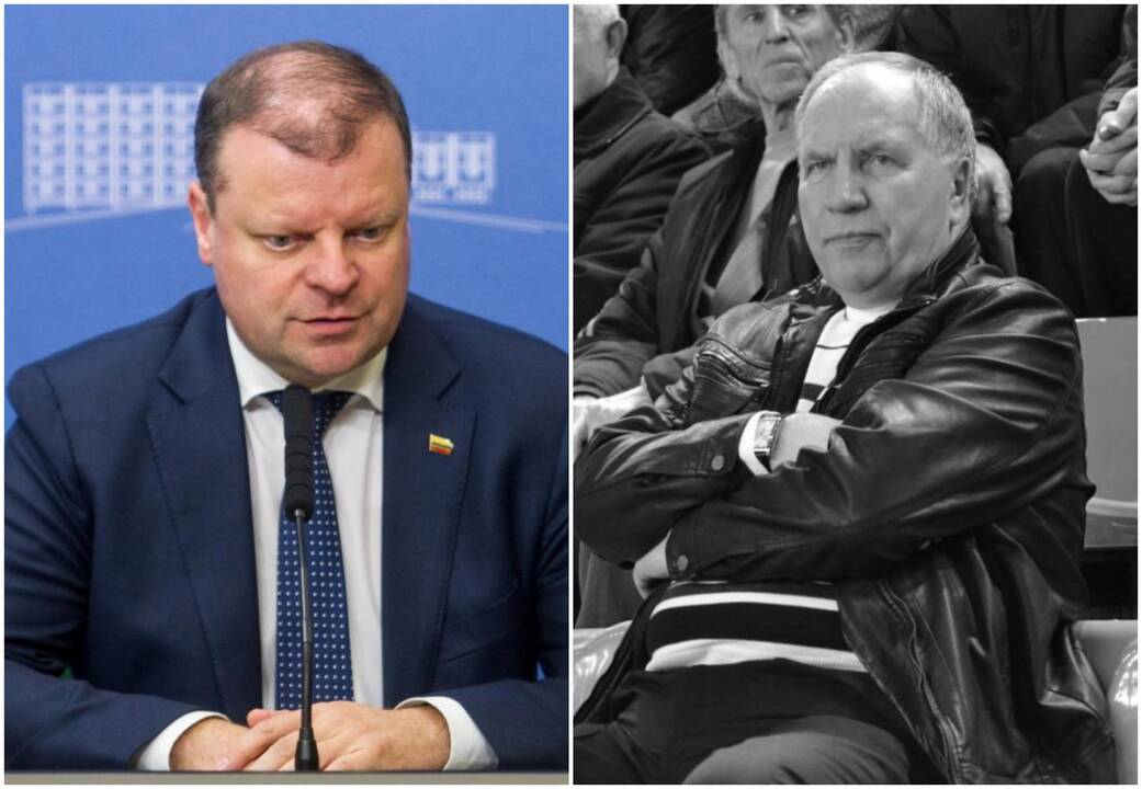 Saulius Skvernelis ir Vladas Janiūnas