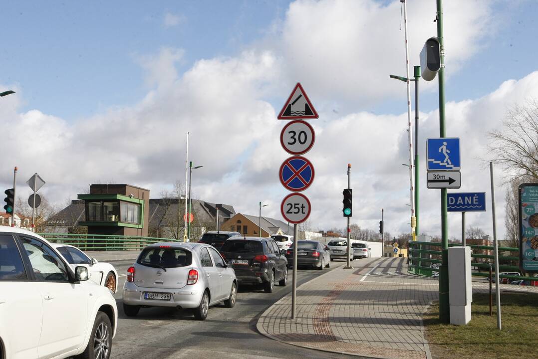 Pokytis: Pilies tiltu leistinas greitis didinamas iki 40 km/val.