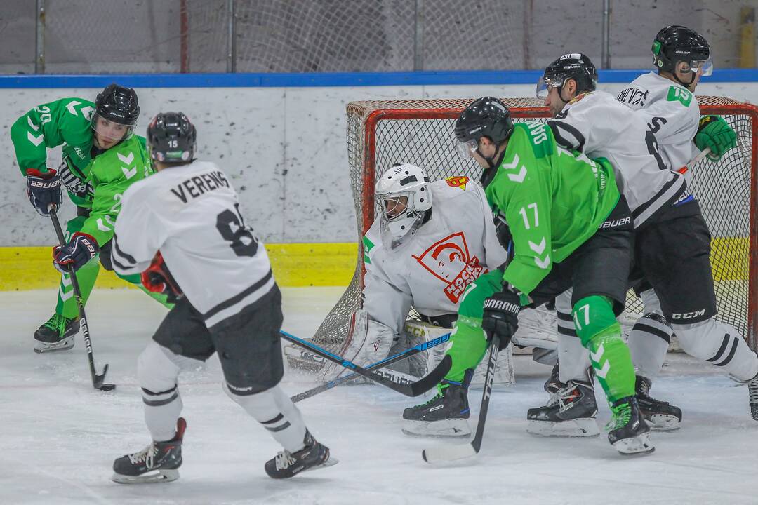 Varžovai: „Kaunas Hockey“ ir „Hockey Punks“ ledo ritulininkai 2019-aisiais kovėsi Lietuvos čempionato pusfinalyje.