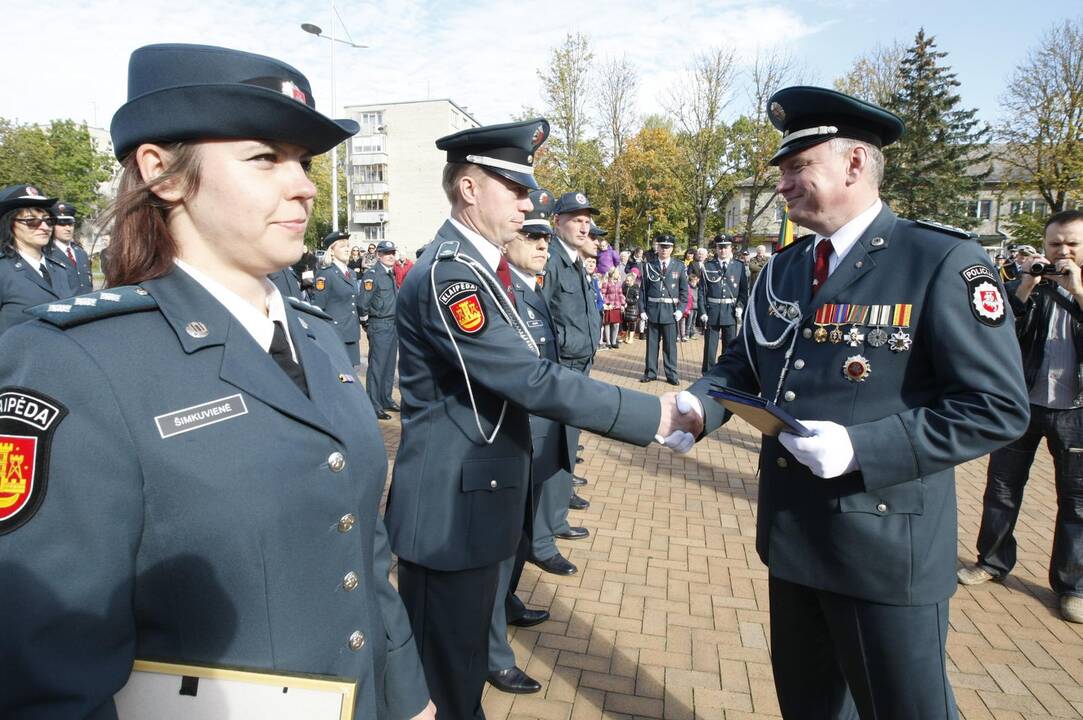 Tradicijos: kasmet policininkų šventė rengiama vis kitame apskrities mieste, kiekvieną kartą geriausius pareigūnus vadovai apdovanoja.