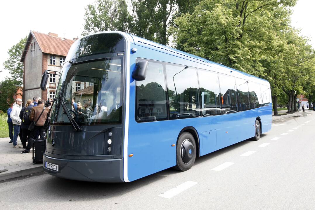 Planai: Klaipėda neatsisako savo planų mieste didinti elektrinių autobusų skaičių.