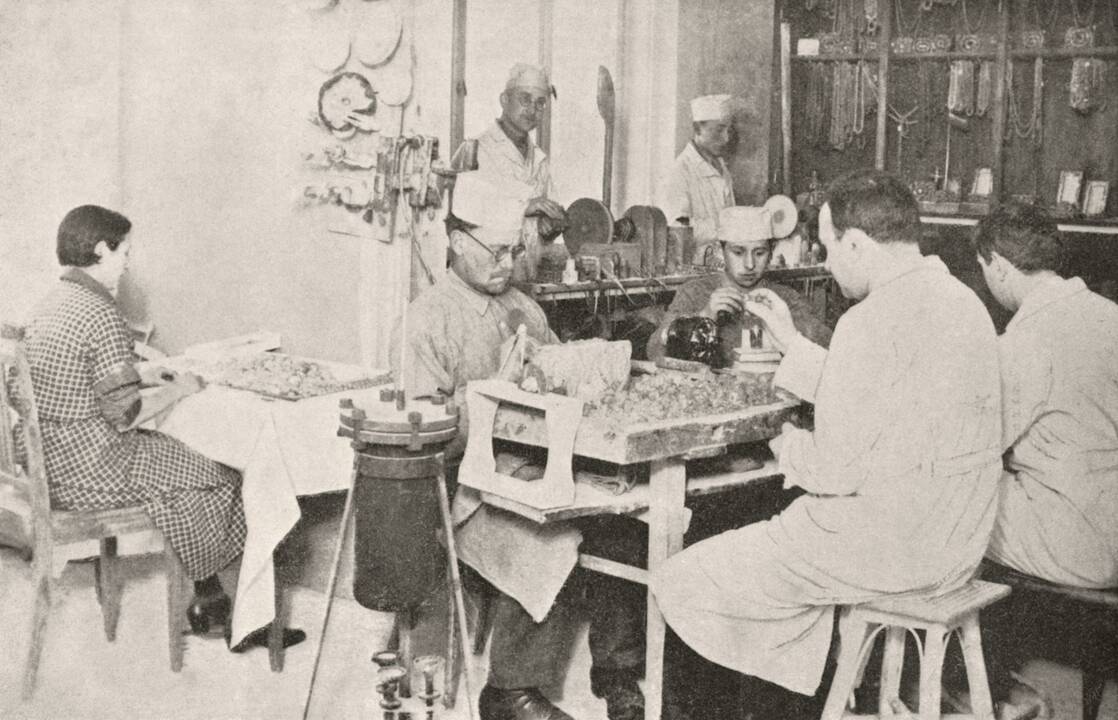 Palanga maždaug 1930 m. Vaizdas iš lėktuvo.