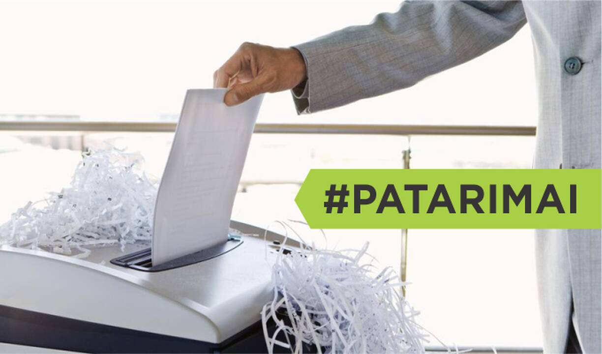 Patarimai, kaip išsirinkti dokumentų naikiklį