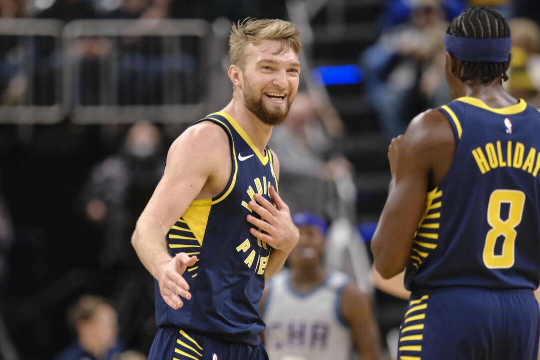 Galingą pasirodymą surengęs D. Sabonis – istorinės „Pacers“ pergalės kalvis