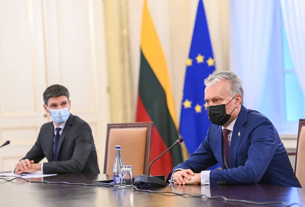 Prezidentas susitiko su Sveikatos ekspertų tarybos nariais