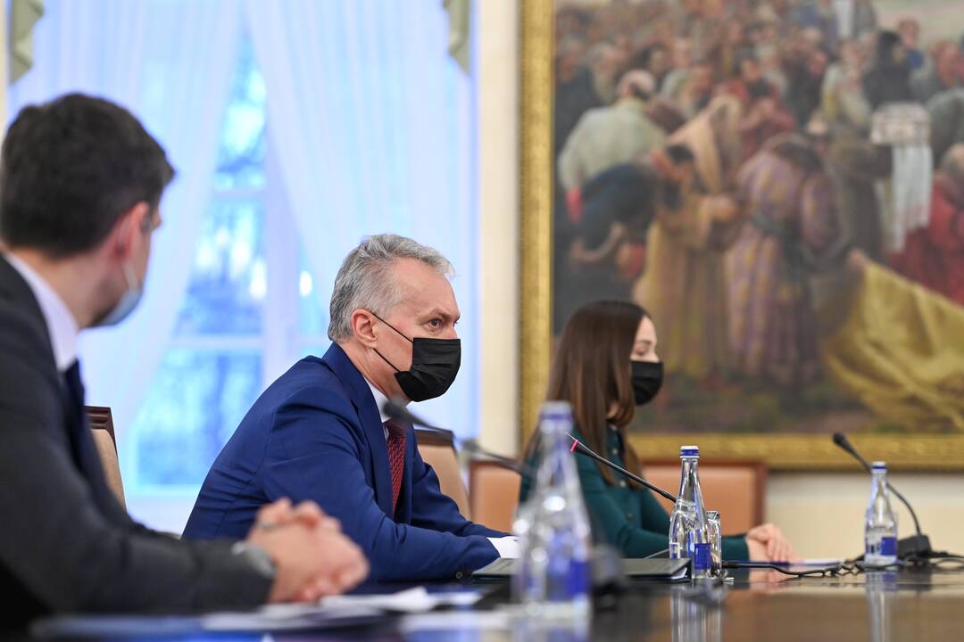 Prezidentas susitiko su Sveikatos ekspertų tarybos nariais