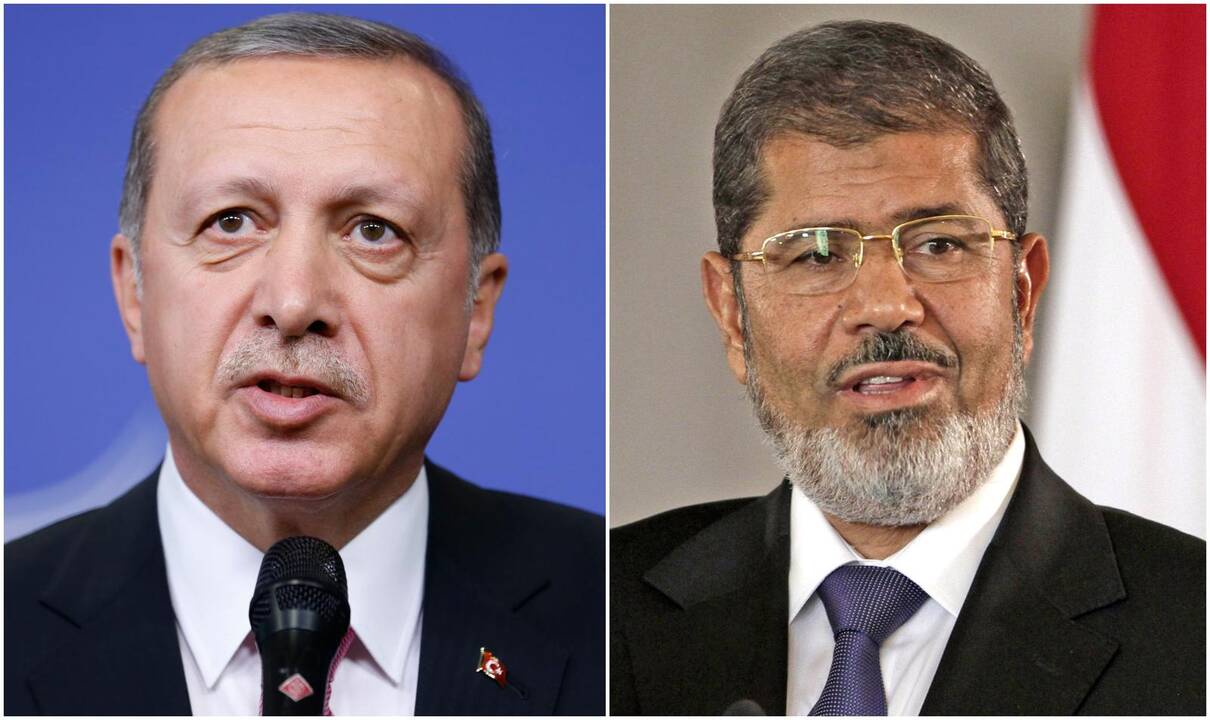 Recepas Tayyipas Erdoganas ir Mohamedas Morsi