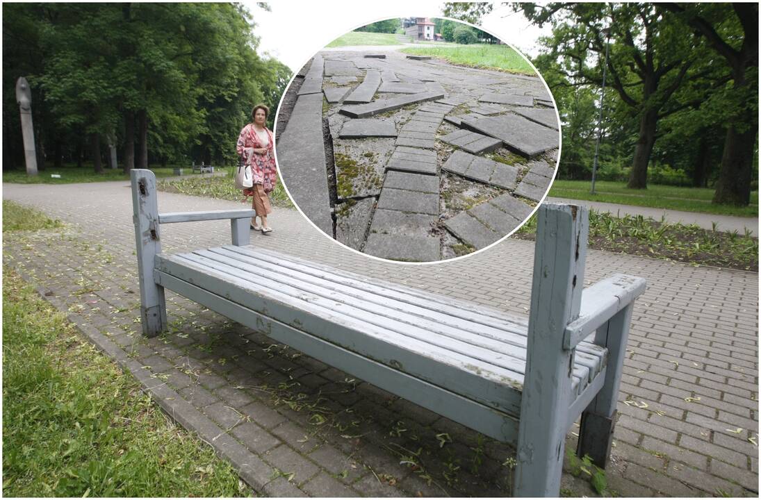 Lūkesčiai: savivaldybė nepraranda vilties sutvarkyti Skulptūrų parką per dvejus metus.