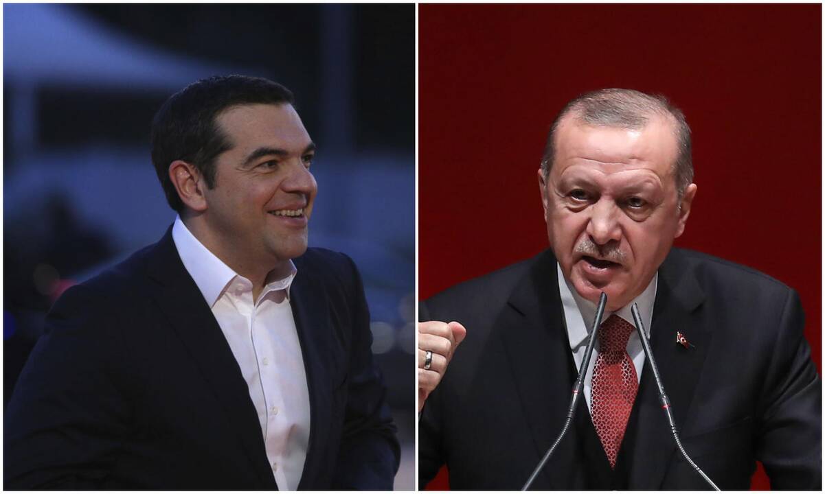 Aleksis Cipras ir Recepas Tayippas Erdoganas