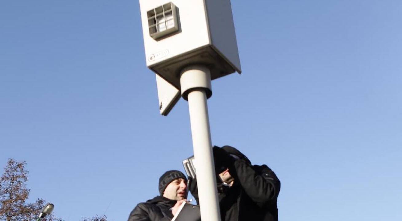 Kryptys: Taikos prospekte ties Naujuoju turgumi esantis matuoklis nuo šiol greitį matuos priešinga kryptimi nei iki šiol.