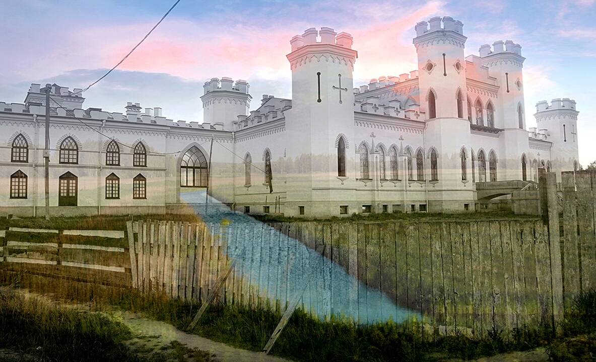 Buvusi prabangiausia Puslovskių rezidencija.