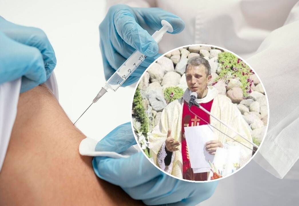 Kunigas Kęstutis Pajaujis mano, kad su parapijiečiais privalo pasidalyti žiniomis, kurias randa internete, apie blogą skiepų poveikį ir masonų sąmokslą.